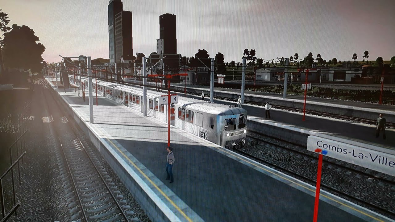 Rib inox voiture ZRAB reverse et une BB25500 beton grande cabine.(Transport Fever 2)