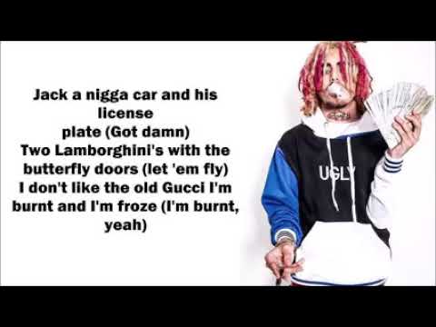 Lil Pump  - Butterfly Doors Lyrics 780p