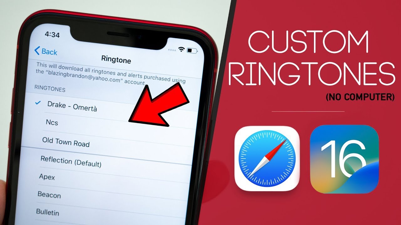 เว็บโหลด ringtone iphone  2022 Update  How to Set ANY Song as RINGTONE on iPhone (No Computer - iOS 15)