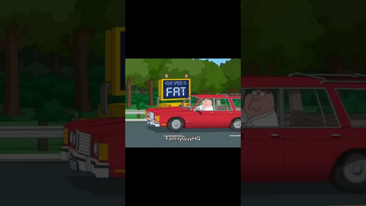 Family Guy - Speed Sign