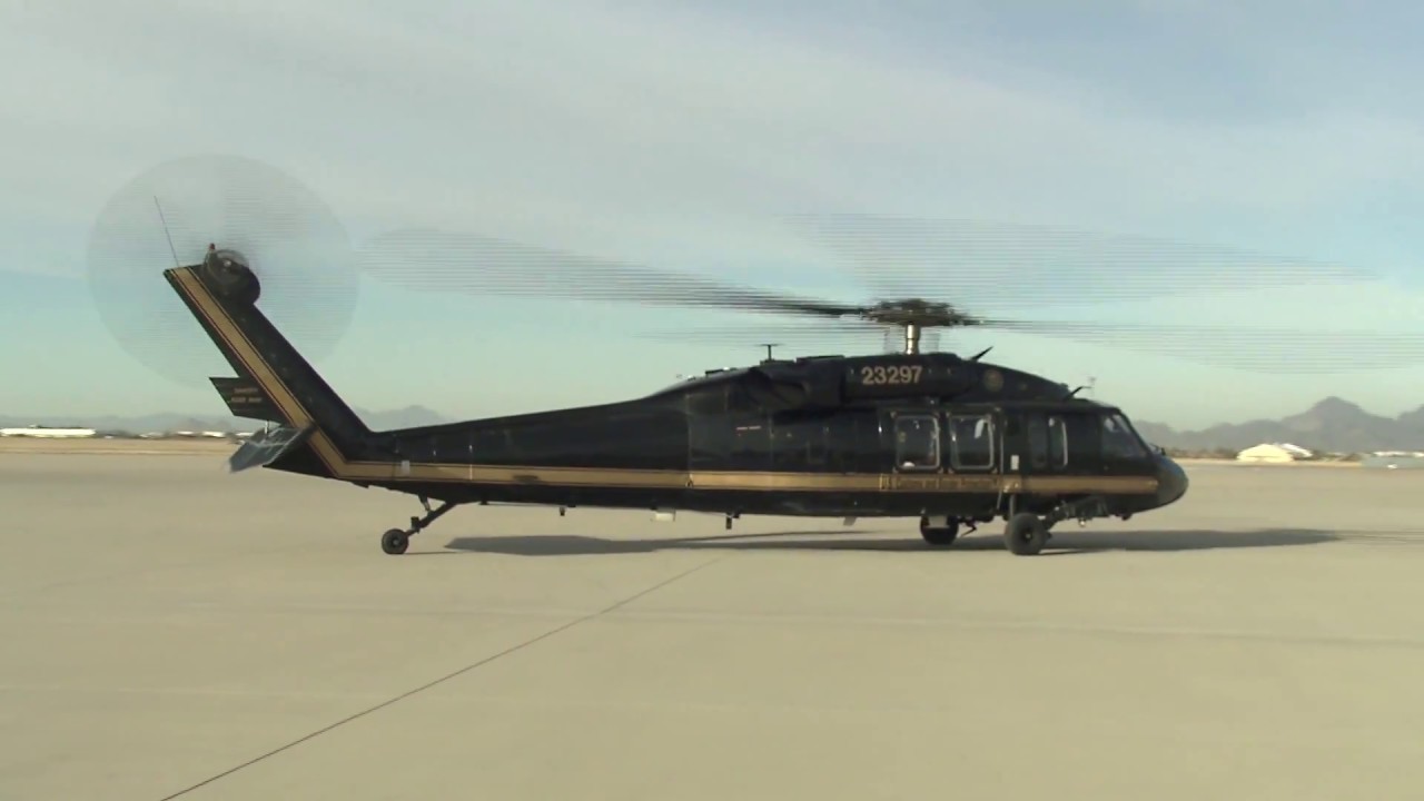 Customs and Border Patrol Blackhawk Helicopter at DavisMonthan AFB