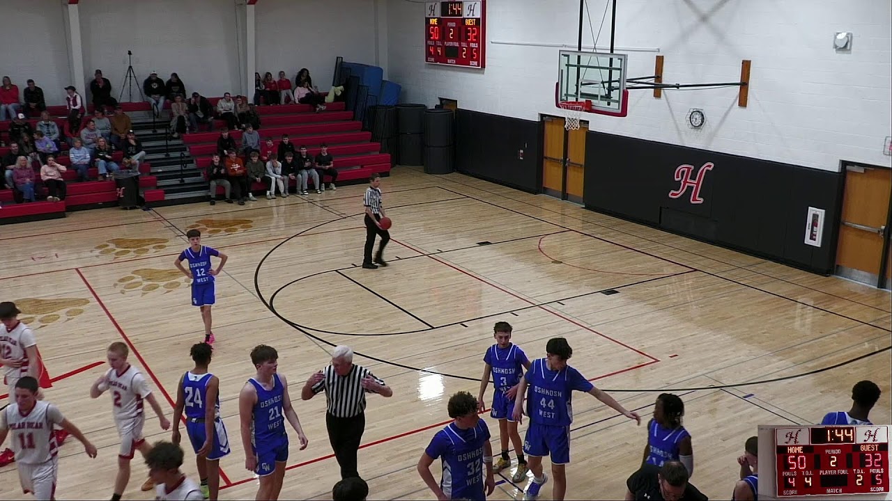 Hortonville Boys Basketball vs Oshkosh West 5:45pm