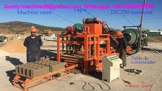 shengya machinery factory QTJ4 26C cementfly ash blockbrick making machine installation and operatio