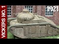 Vickers No. 1 British Interwar tank - Vargas 1/35 scale model