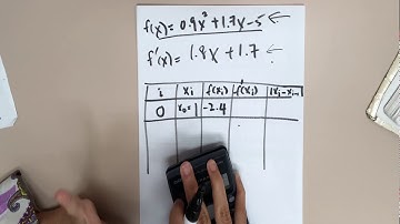 Solution of nonlinear equation - newton raphson