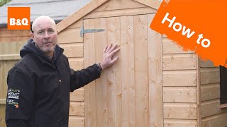 Watch our step-by-step video showing how to build a shed, with expert advice and top tips to help you complete the job with 