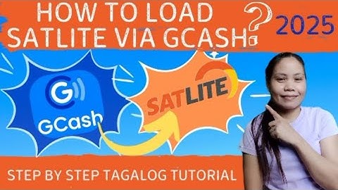 Paano magload ng satlite/cignal gamit ang gcash 2025