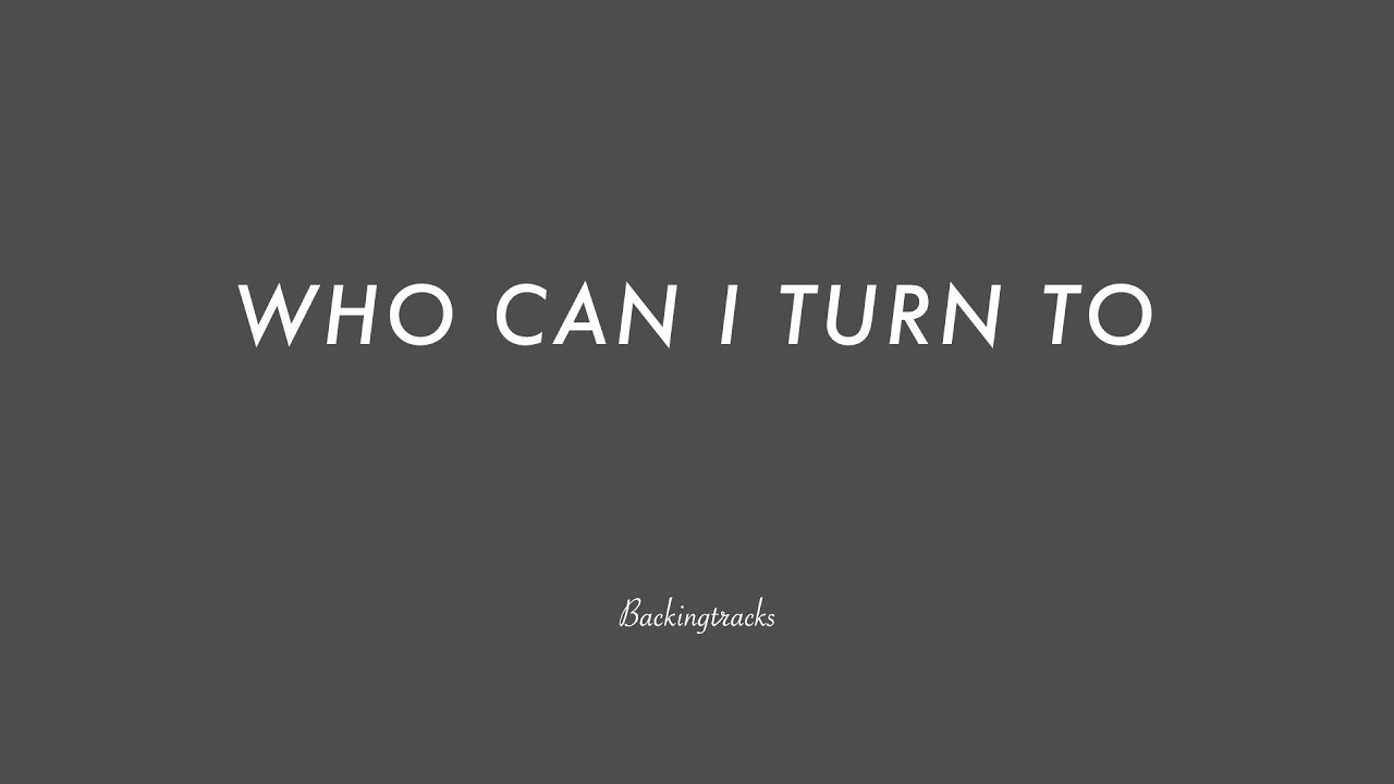 ボーカル　ビッグバンド譜面：WHO CAN I TURN TO? Who Can I Turn To Conductor | PDF
