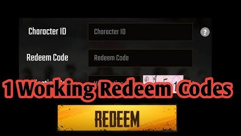 TODAY NEW REDEEM CODE PUBG MOBILE PUBG Mobile 1 Working  Redeem Code | 100% Working Live Proof 2022