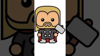 how to draw Thor ? #thor #drawing #art #explore #pincel #رسم