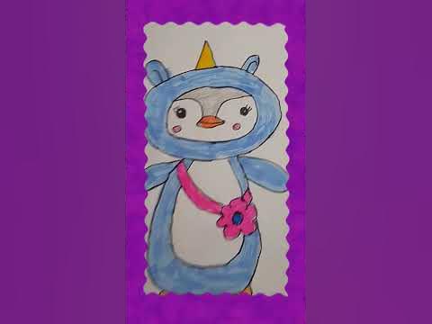Пінгвін з паперу. - YouTube