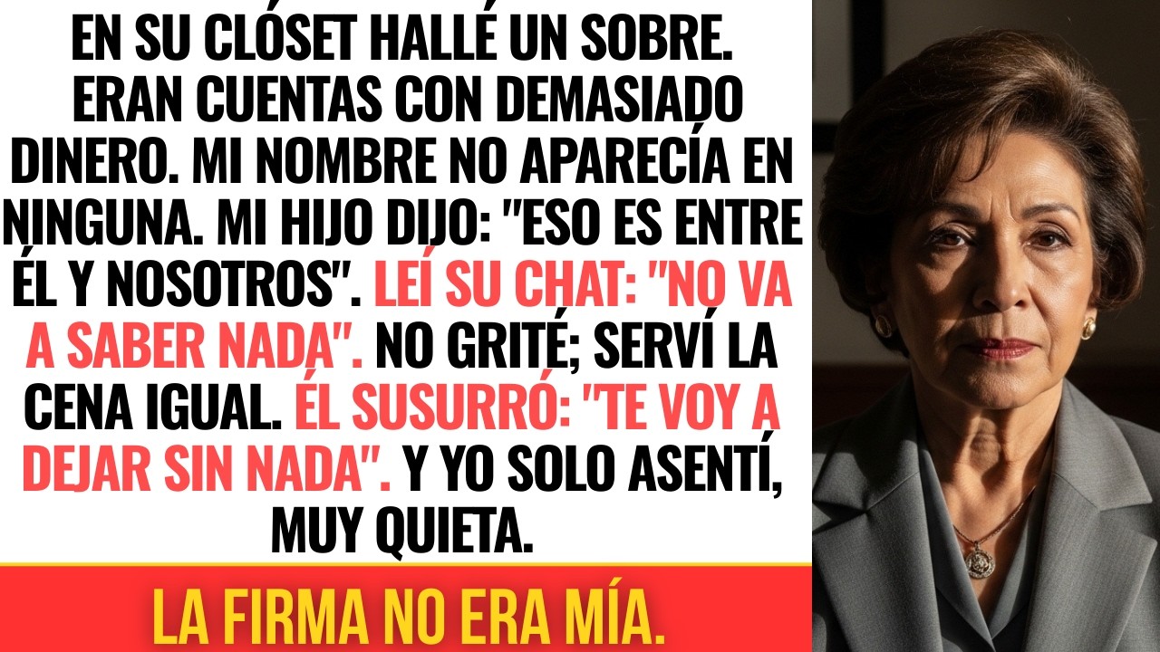 Encontré una cuenta secreta y un chat con mis hijos… y cuando pidió el divorcio, yo ya sabía qué hac