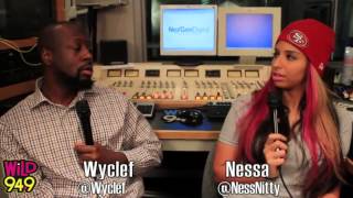 Wyclef Interview @ Wild 94.9 on September 24,2012