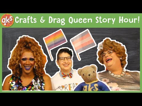 Make your own PRIDE FLAG with DRAG QUEEN STORY HOUR! - Crafts: QUEER KID STUFF