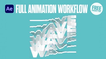 Wave Looping Kinetic Type | After Effects Animation Workflow