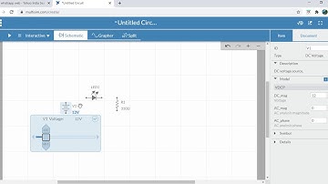 LED Circuit using Multisim