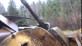 Jennis Bay, BC - Tapp Bros. abandoned logging equipment - March 2014