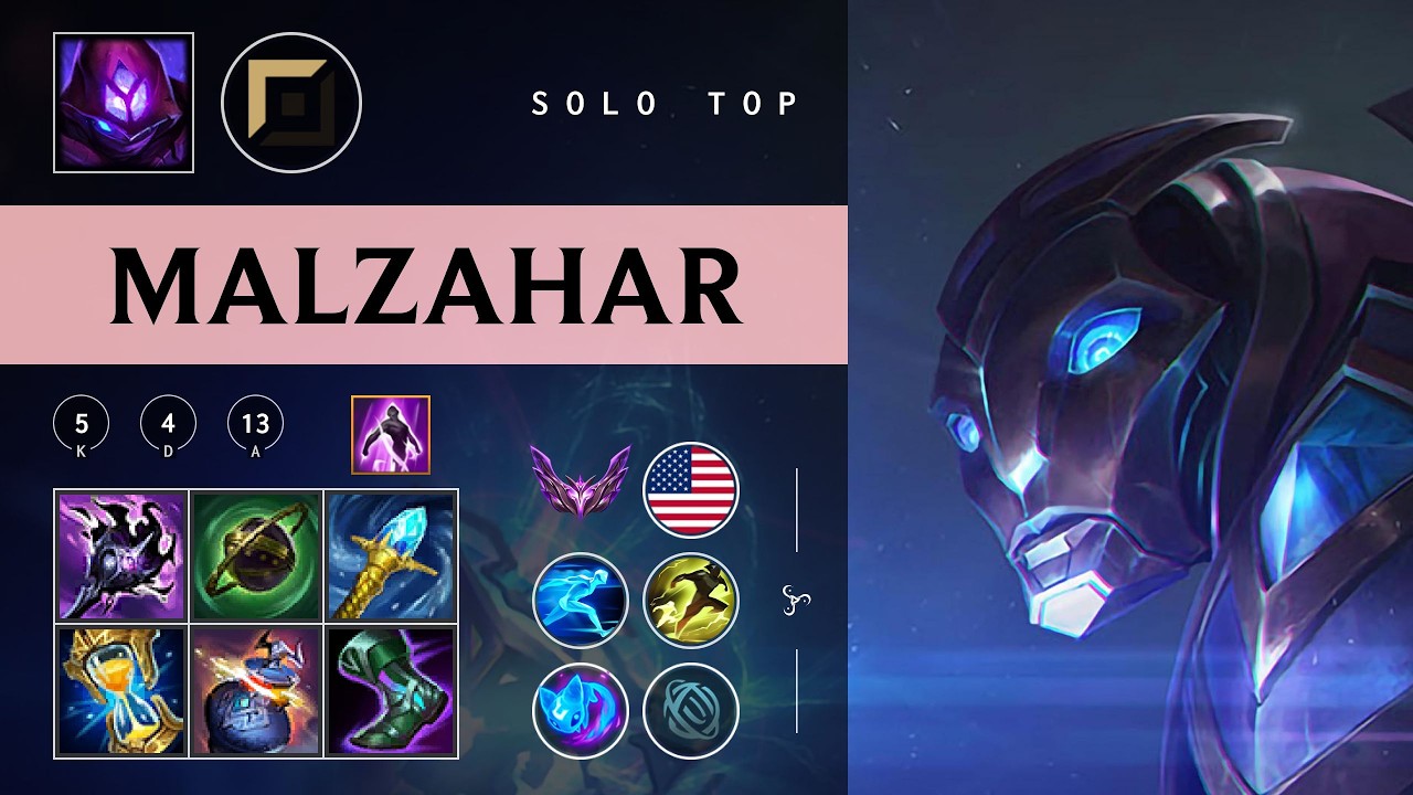 Malzahar Top vs Aatrox - NA Master Patch 26.03