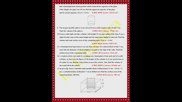 Shorts||Volume and surface area||Board Questions||Class10||Most important questions for CBSE Board