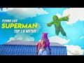 🔥 Best Superman Flying Trick | Top 10 Mythbusters in PUBG Mobile | PUBG Myths #38