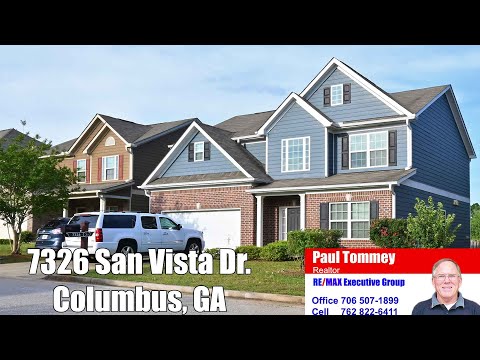 7326 SAN VISTA DRIVE, Columbus, GA home video tour