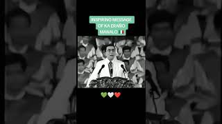 Inspiring message of Ka Eraño MANALO.#youtube #viralvideo #inspiration