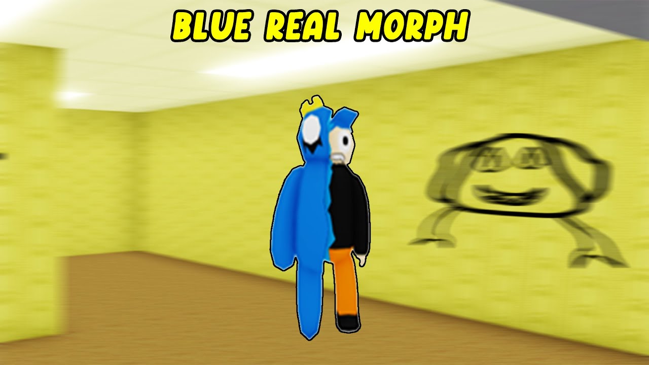 UPDATE - How To Find BLUE REAL MORPH in Find The Backrooms Morphs - YouTube