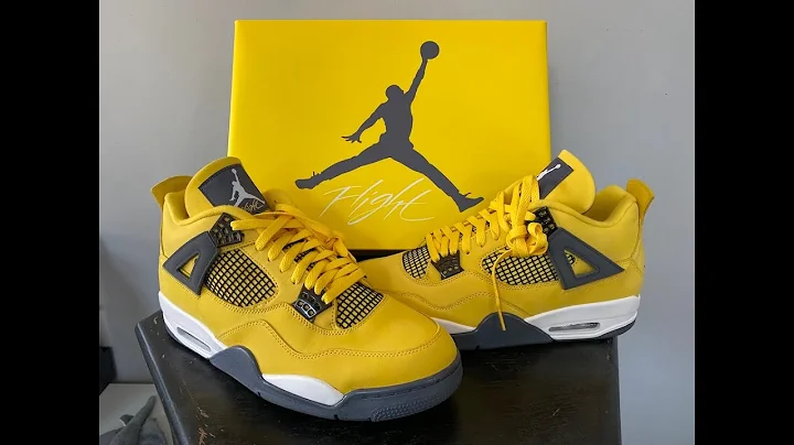 Jordan 4 Tour Yellow aka the lighting 4s review and on feet.