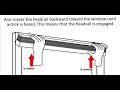 25 MM & 50 MM Aluminium Venetian blind installation instructions