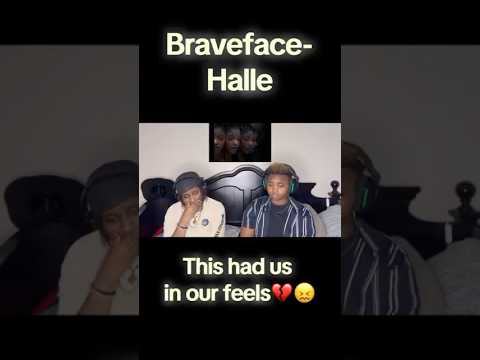 This Song HIT DIFFERENT…😢| Halle – Braveface |KD & MJ React🔥#reaction #hallebailey #sadsongstatus