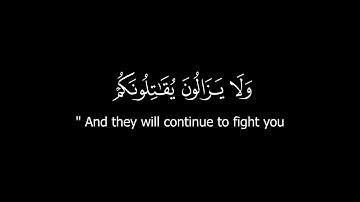 كروما قرآن كريم - الشيخ: ياسر الدوسري- سورة البقرة ( الآيات 216 - 220 ) #كرومات_قرآن