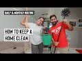 How to keep a home clean  daily  monthly routine