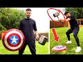 Thors hammer vs captain americas shield  what is stronger experiment  shorts