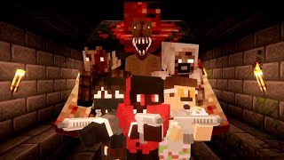 Minecraft's Dweller Zombie Apocalypse Vs 3 Survivors