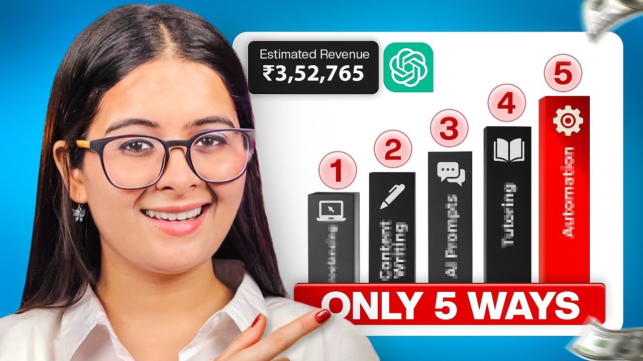 5 Ways to Earn Money Online Using ChatGPT in 2026 | Freelancing & Full-Time Jobs | Saumya Singh