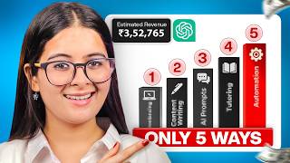 5 Ways To Earn Money Online Using Chatgpt In 2026 Freelancing Full-Time Jobs Saumya Singh