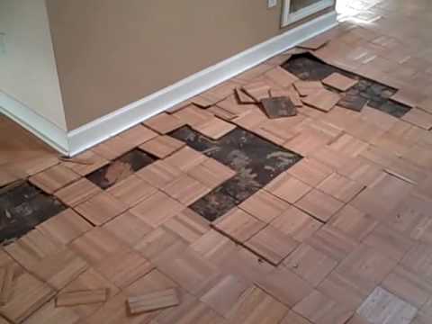 Cracked foundation and bad parquet flooring