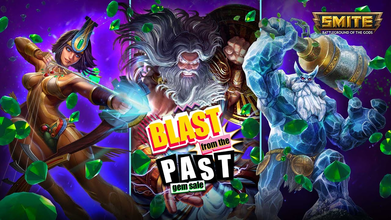 SMITE Blast From The Past Gem Sale! (May 16th 30th) YouTube