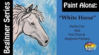 horse paint easy painting acrylic step beginners