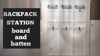 The Ultimate DIY Backpack and Coat Station (for the Organized Home)