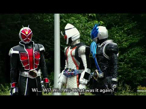 Kamen Rider Wizard First Appearance (Fourze Movie)