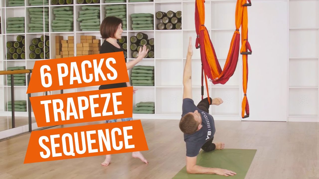 6 Packs Tutorials, Mini Yoga Trapeze Sequences, YOGABODY