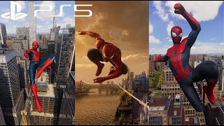 Marvel's Spider Man 2 Satisfying swinging 4k#ps5 #marvel #spiderman #playstation #avengers #gameplay