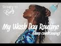 My Wash Day Routine +deep conditioning (Straight to Curly!)