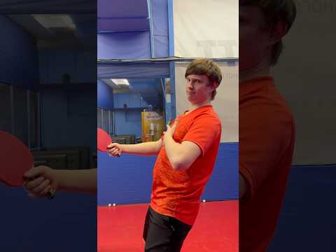 Самая частая ошибка в топсе слева/The most common mistake in backhand topspin#настольныйтеннис