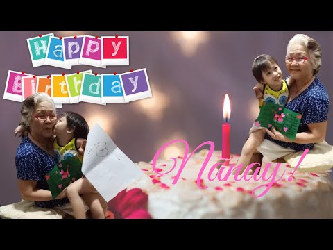 Video: DIY birthday card para kay nanay