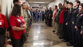 Honor walk for KY firefighter who died in the line of duty