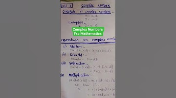 Conjugate of Complex Numbers |  Mathematics | Chapter 1 ||
