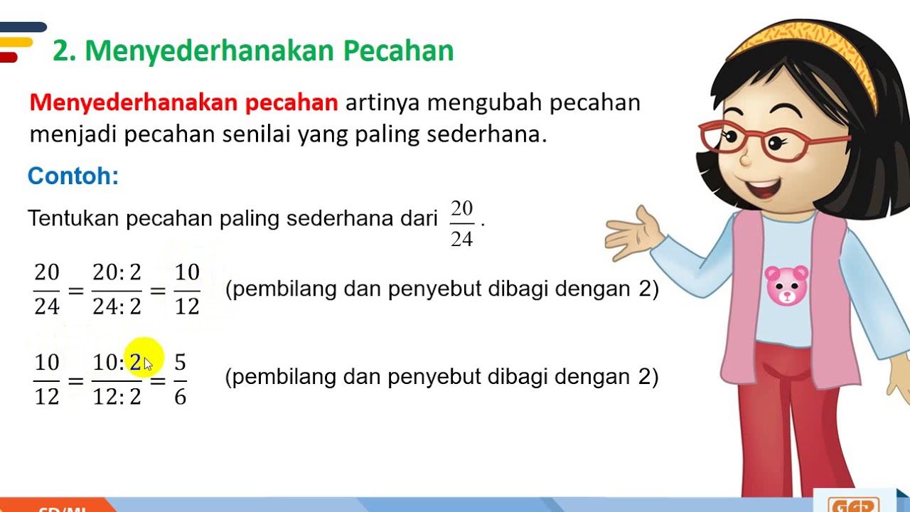 Materi Pecahan Kelas 4-1 