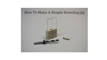 How To Make A Simple Doweling Jig | SHOP MAD